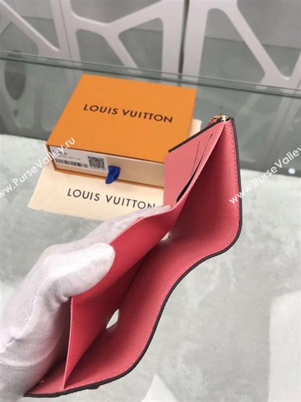 replica Louis Vuitton LV Victorine Love Birds Wallet Monogram Purse Bag M60660 Rose