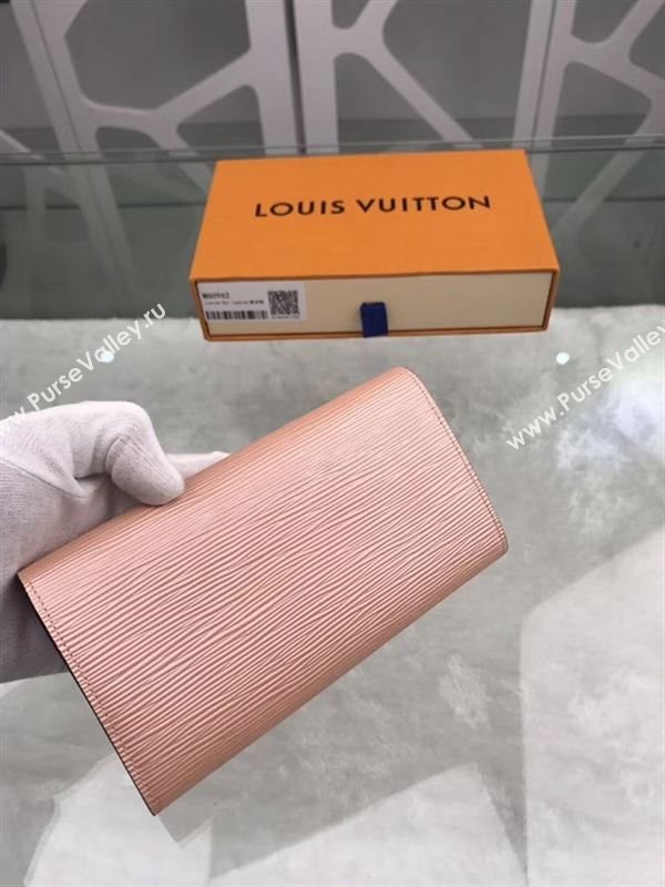 replica Louis Vuitton LV Louise Wallet Epi Clutch Purse Bag M60962 Pink