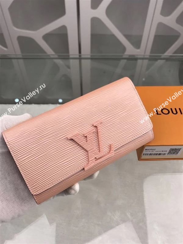 replica Louis Vuitton LV Louise Wallet Epi Clutch Purse Bag M60962 Pink