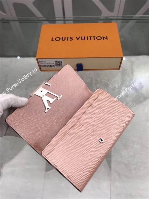 replica Louis Vuitton LV Louise Wallet Epi Clutch Purse Bag M60962 Pink