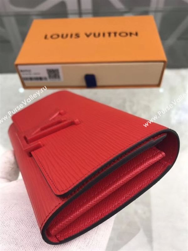 replica Louis Vuitton LV Louise Wallet Epi Clutch Purse Bag M60766 Red