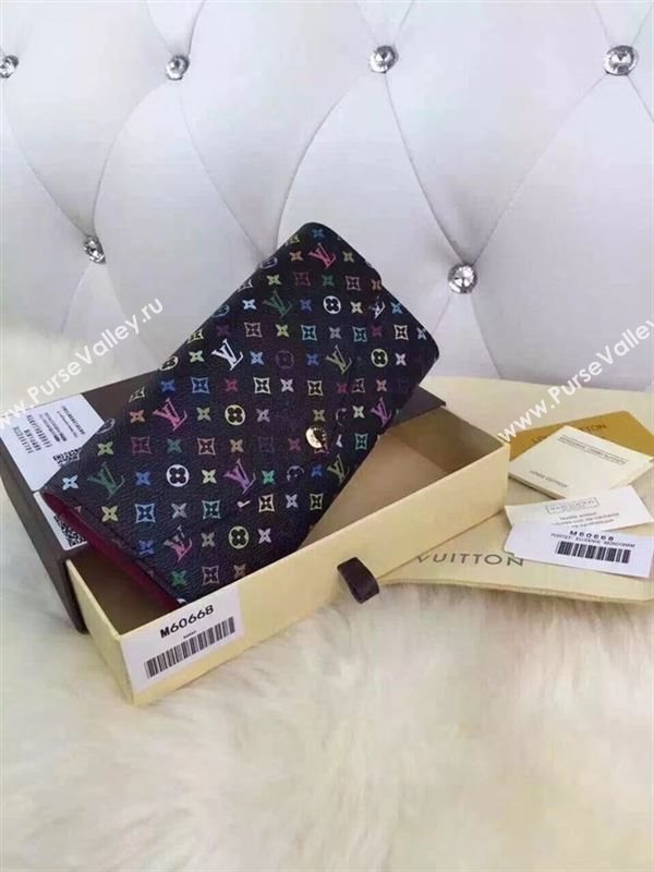 replica Louis Vuitton LV Sarah Wallet Clutch Purse Monogram Bag M60668 Black