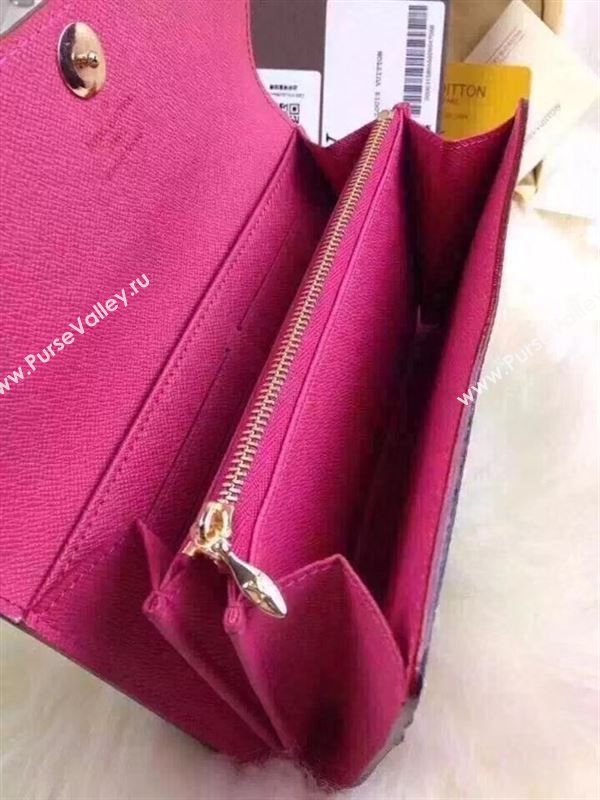 replica Louis Vuitton LV Monogram Long Snap Wallet Clutch Purse Bag M93747 Black