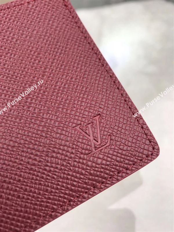 replica Louis Vuitton LV Amerigo Real Leather Wallet Purse Bag M42099 Wine