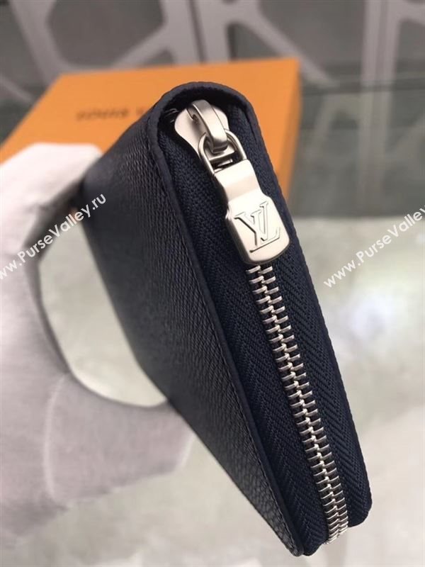 replica Louis Vuitton LV Zippy Organizer Wallet Real Leather Purse Bag M30169 Black