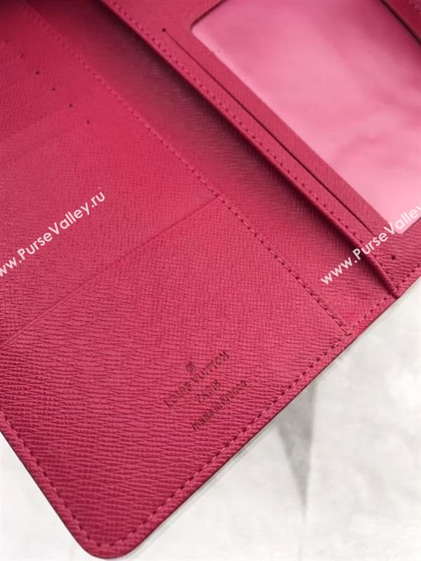 replica M93738 Louis Vuitton LV Monogram Two Fold Flap Wallet Purse Bag Black