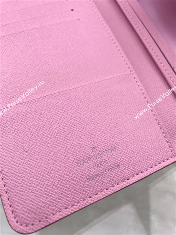 replica M93736 Louis Vuitton LV Monogram Two Fold Flap Wallet Purse Bag Pink