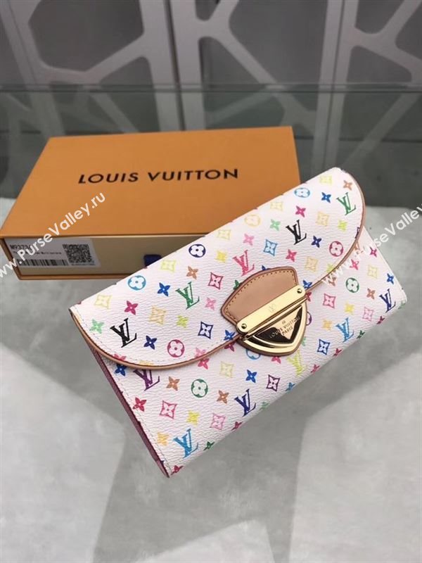 replica M93736 Louis Vuitton LV Monogram Two Fold Flap Wallet Purse Bag Pink