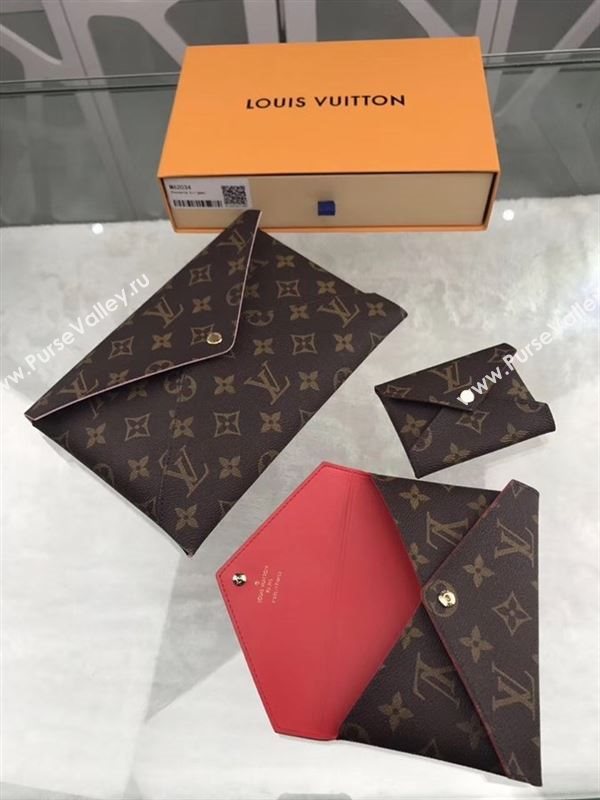 replica Louis Vuitton LV Pochette Kirigami Trio Clutch Wallet Monogram Bag Handbag M62034