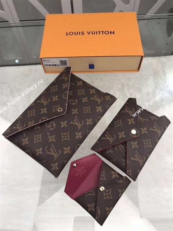 replica Louis Vuitton LV Pochette Kirigami Trio Clutch Wallet Monogram Bag Handbag M62034