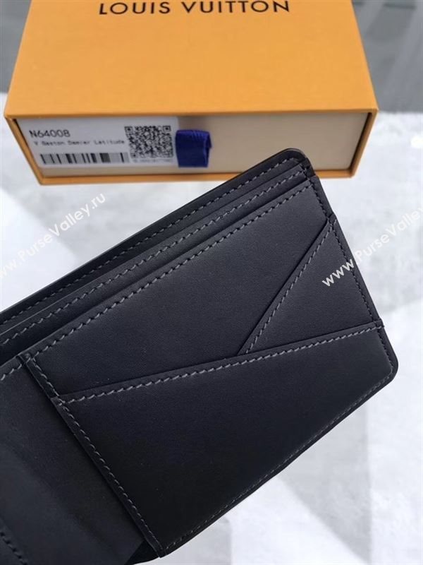 replica Louis Vuitton LV Slender Wallet America Cup Damier Purse Bag Red N64008