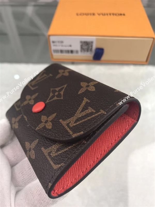 replica Louis Vuitton LV Rosalie Coin Purse Wallet Monogram Canvas Bag Orange M41939