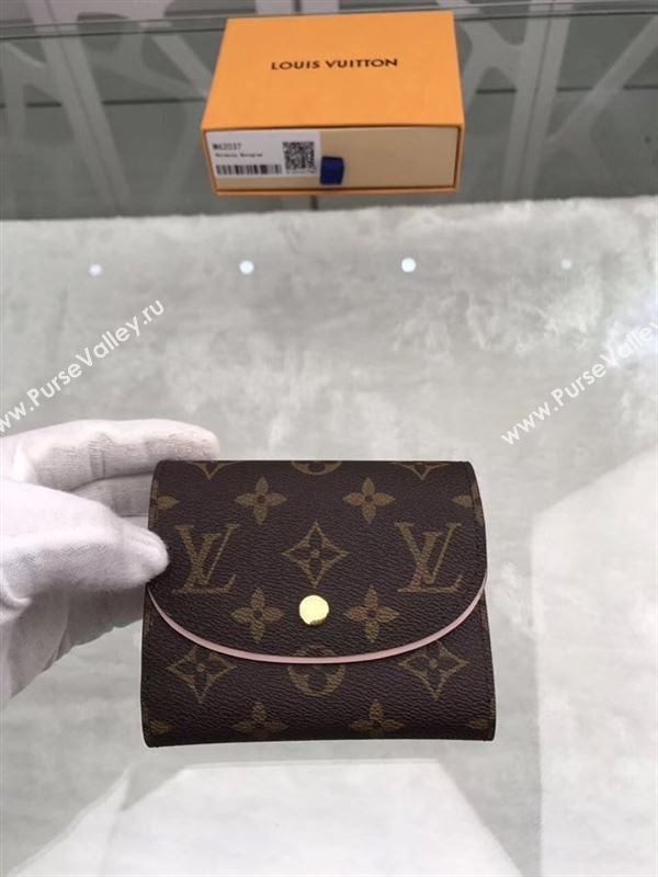 replica Louis Vuitton LV Ariane Wallet Monogram Canvas Purse Bag Pink M62037