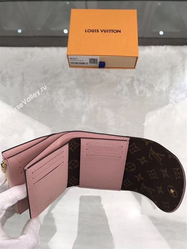 replica Louis Vuitton LV Ariane Wallet Monogram Canvas Purse Bag Pink M62037