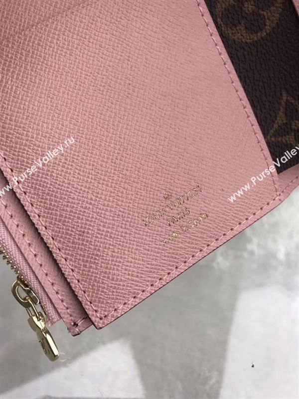 replica Louis Vuitton LV Ariane Wallet Monogram Canvas Purse Bag Pink M62037