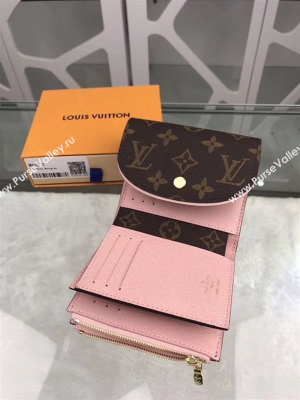 replica Louis Vuitton LV Ariane Wallet Monogram Canvas Purse Bag Pink M62037