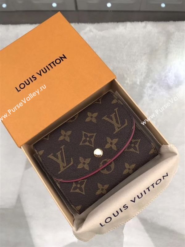 replica Louis Vuitton LV Ariane Wallet Monogram Canvas Purse Bag Maroon M62036