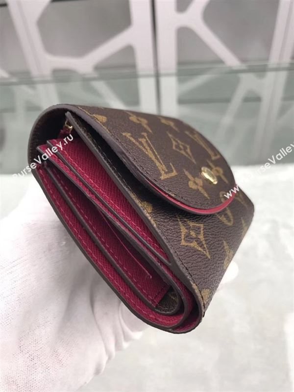 replica Louis Vuitton LV Ariane Wallet Monogram Canvas Purse Bag Maroon M62036