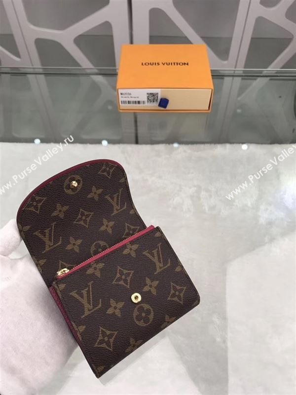 replica Louis Vuitton LV Ariane Wallet Monogram Canvas Purse Bag Maroon M62036