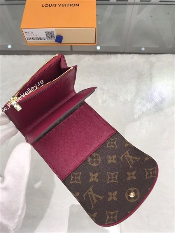 replica Louis Vuitton LV Ariane Wallet Monogram Canvas Purse Bag Maroon M62036