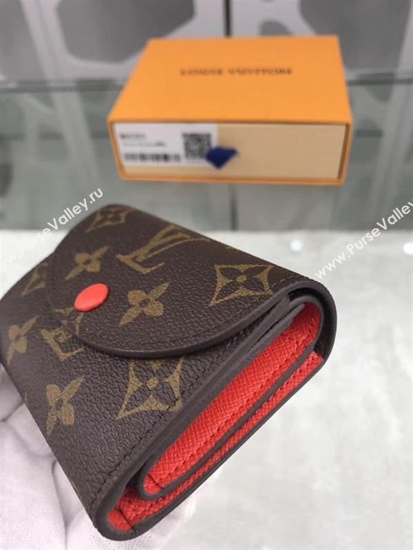 replica Louis Vuitton LV Helene Wallet Monogram Canvas Purse Bag Orange M60253