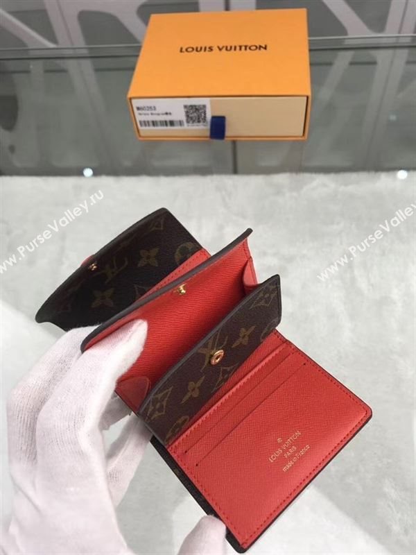 replica Louis Vuitton LV Helene Wallet Monogram Canvas Purse Bag Orange M60253