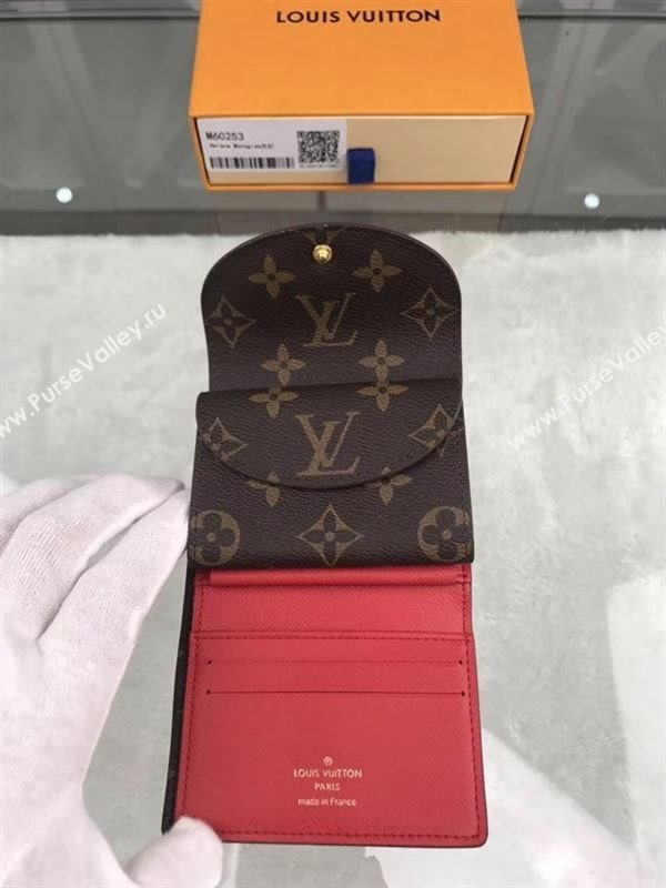 replica Louis Vuitton LV Helene Wallet Monogram Canvas Purse Bag Red M60253