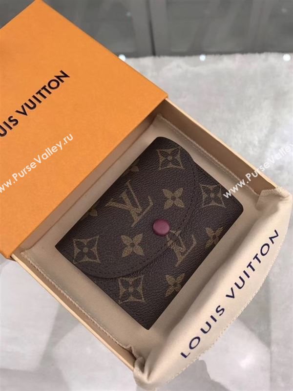 replica Louis Vuitton LV Helene Wallet Monogram Canvas Purse Bag Purple M60253