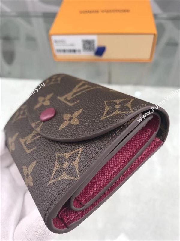 replica Louis Vuitton LV Helene Wallet Monogram Canvas Purse Bag Purple M60253