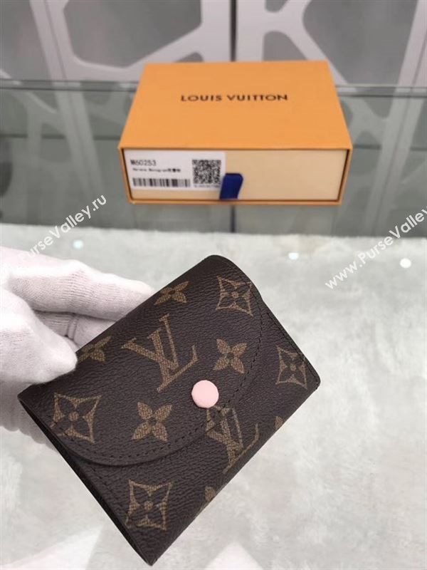 replica Louis Vuitton LV Helene Wallet Monogram Canvas Purse Bag Pink M60253