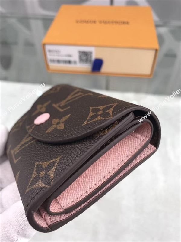 replica Louis Vuitton LV Helene Wallet Monogram Canvas Purse Bag Pink M60253