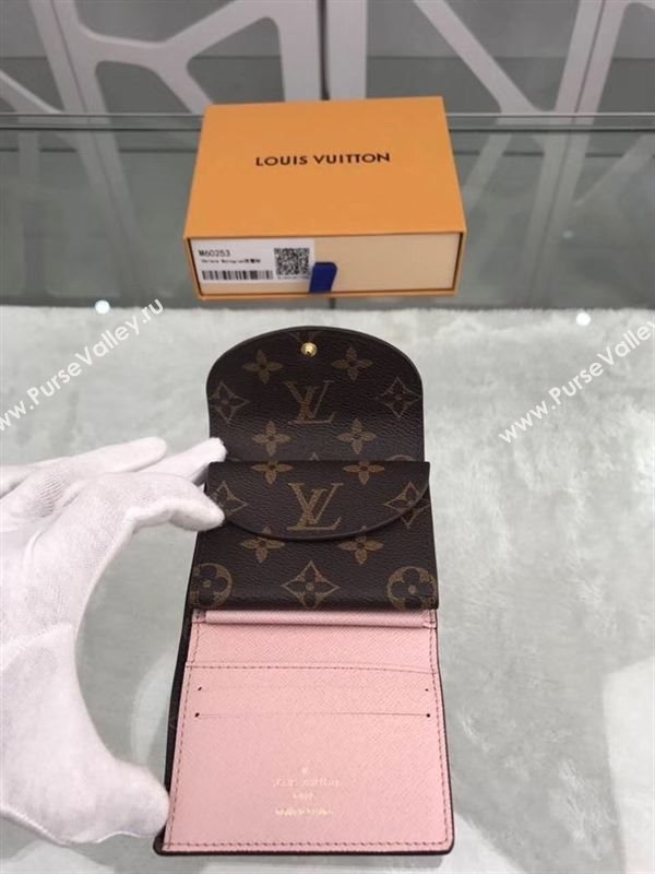 replica Louis Vuitton LV Helene Wallet Monogram Canvas Purse Bag Pink M60253