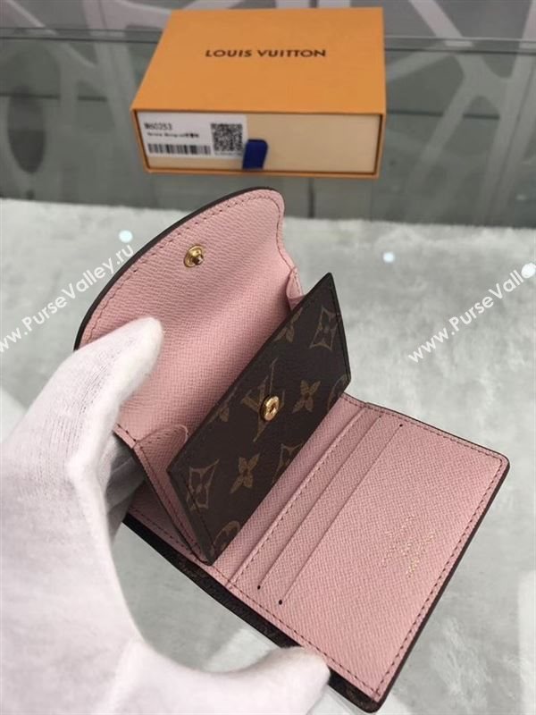 replica Louis Vuitton LV Helene Wallet Monogram Canvas Purse Bag Pink M60253