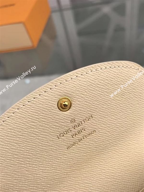 replica Louis Vuitton LV Rosalie Coin Purse Wallet Damier Azur Canvas Bag White N62361