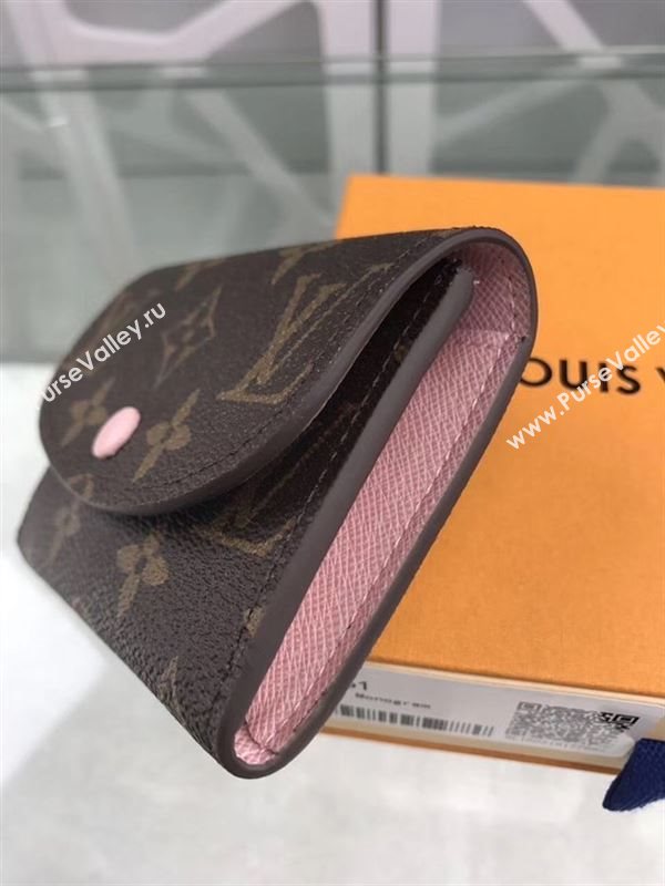 replica Louis Vuitton LV Rosalie Coin Purse Wallet Monogram Canvas Bag Pink M62361