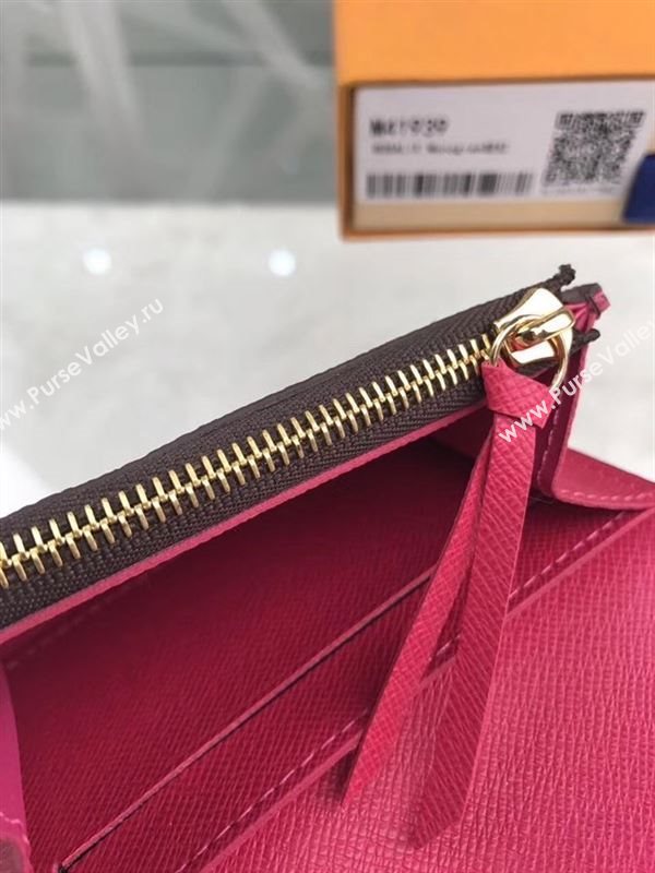 replica Louis Vuitton LV Rosalie Coin Purse Wallet Monogram Canvas Bag Rose M41939