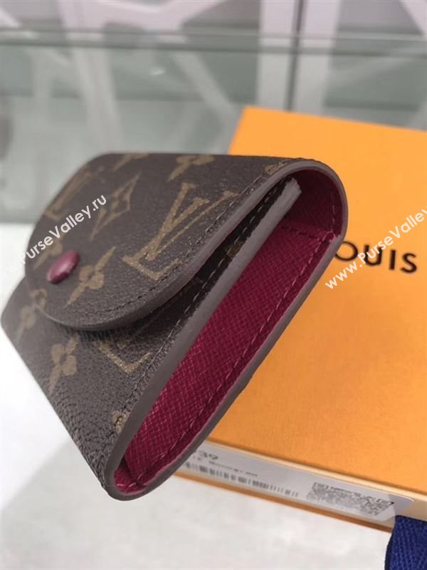 replica Louis Vuitton LV Rosalie Coin Purse Wallet Monogram Canvas Bag Purple M41939