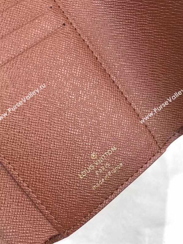 replica Louis Vuitton LV Victorine Wallet Monogram Canvas Purse Bag Brown M62472
