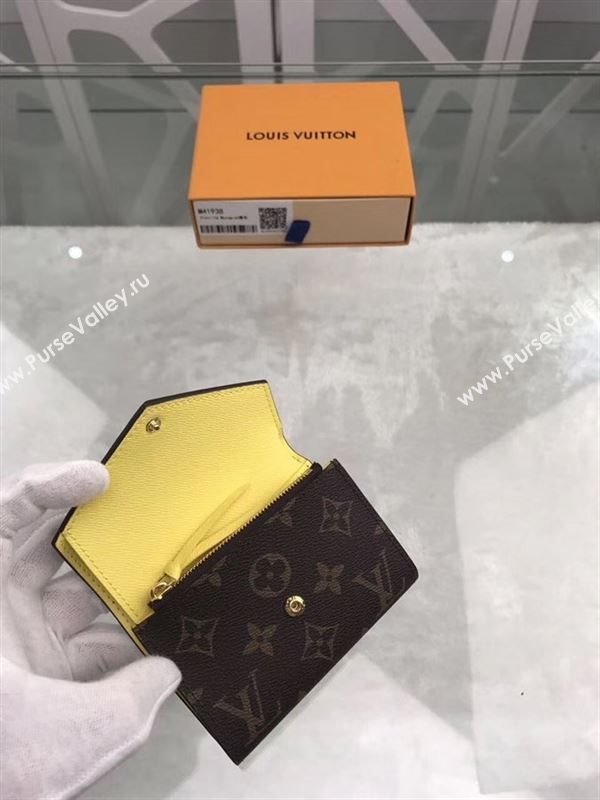 replica Louis Vuitton LV Victorine Wallet Monogram Canvas Purse Bag Yellow M41938