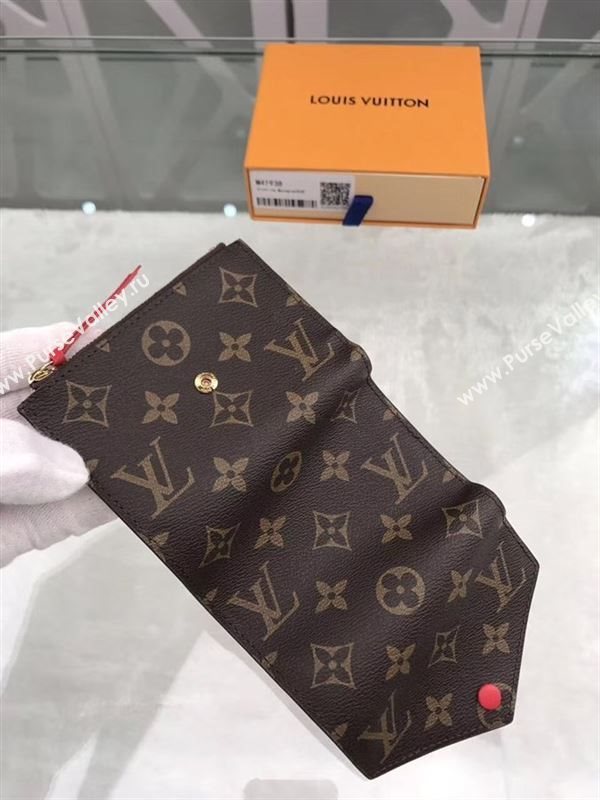 replica Louis Vuitton LV Victorine Wallet Monogram Canvas Purse Bag Red M41938