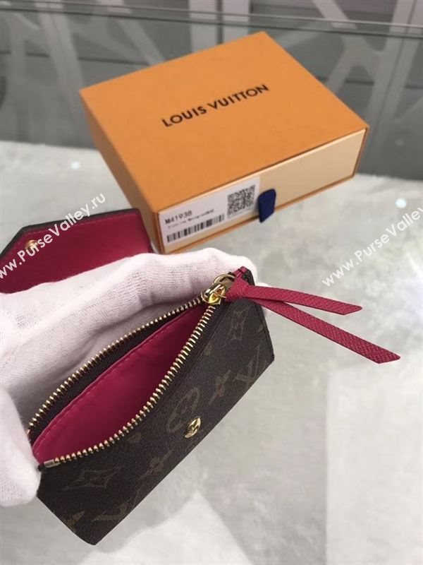 replica Louis Vuitton LV Victorine Wallet Monogram Canvas Purse Bag Rose M41938