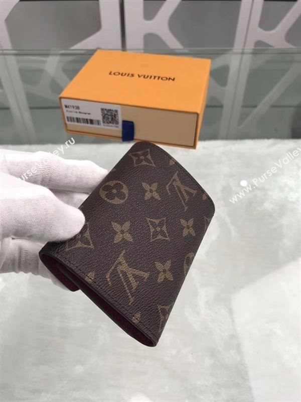 replica Louis Vuitton LV Victorine Wallet Monogram Canvas Purse Bag Purple M41938