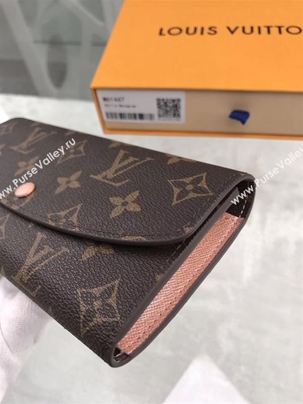 replica Louis Vuitton LV Emilie Wallet Monogram Canvas Purse Bag Nude M61447