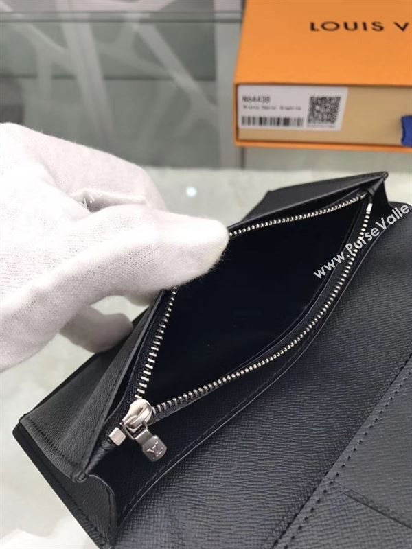 replica Louis Vuitton LV League Brazza Wallet Damier Graphite Canvas Purse Bag N64438