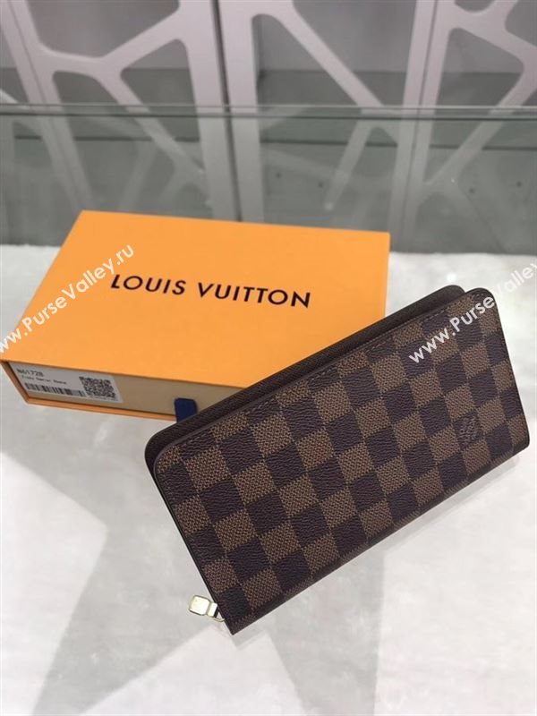replica Louis Vuitton LV Zippy Josephine Wallet Damier Canvas Purse Bag N61728