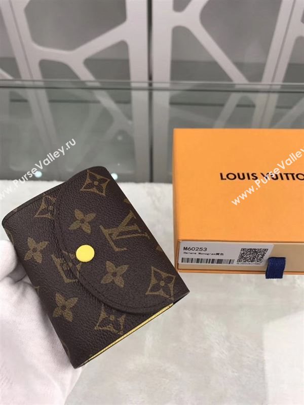 replica Louis Vuitton LV Helene Wallet Monogram Canvas Purse Bag Yellow M60253