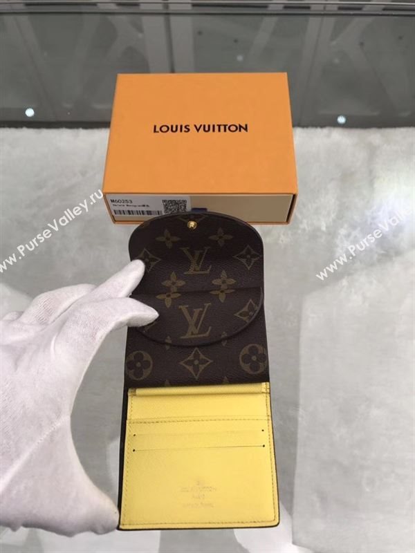 replica Louis Vuitton LV Helene Wallet Monogram Canvas Purse Bag Yellow M60253