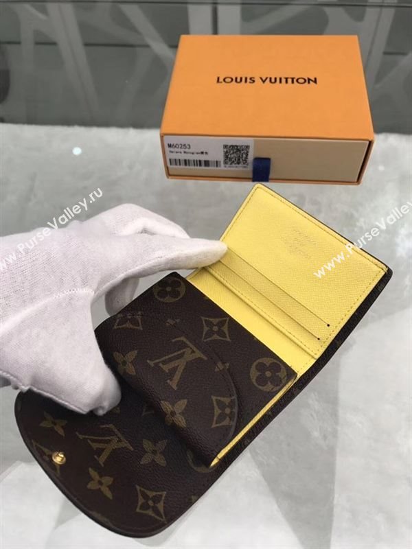 replica Louis Vuitton LV Helene Wallet Monogram Canvas Purse Bag Yellow M60253