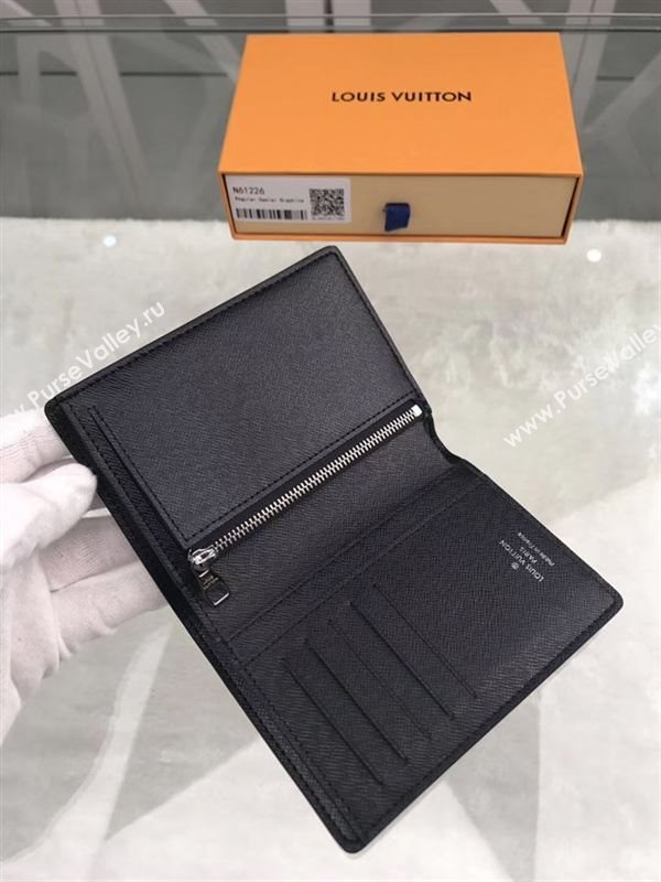 replica Louis Vuitton LV Regular Wallet Damier Graphite Canvas Purse Bag Gray N61226