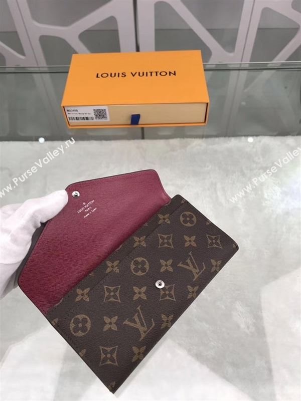 replica Louis Vuitton LV Marie-Lou Wallet Monogram Epi Leather Purse Bag Maroon M60498